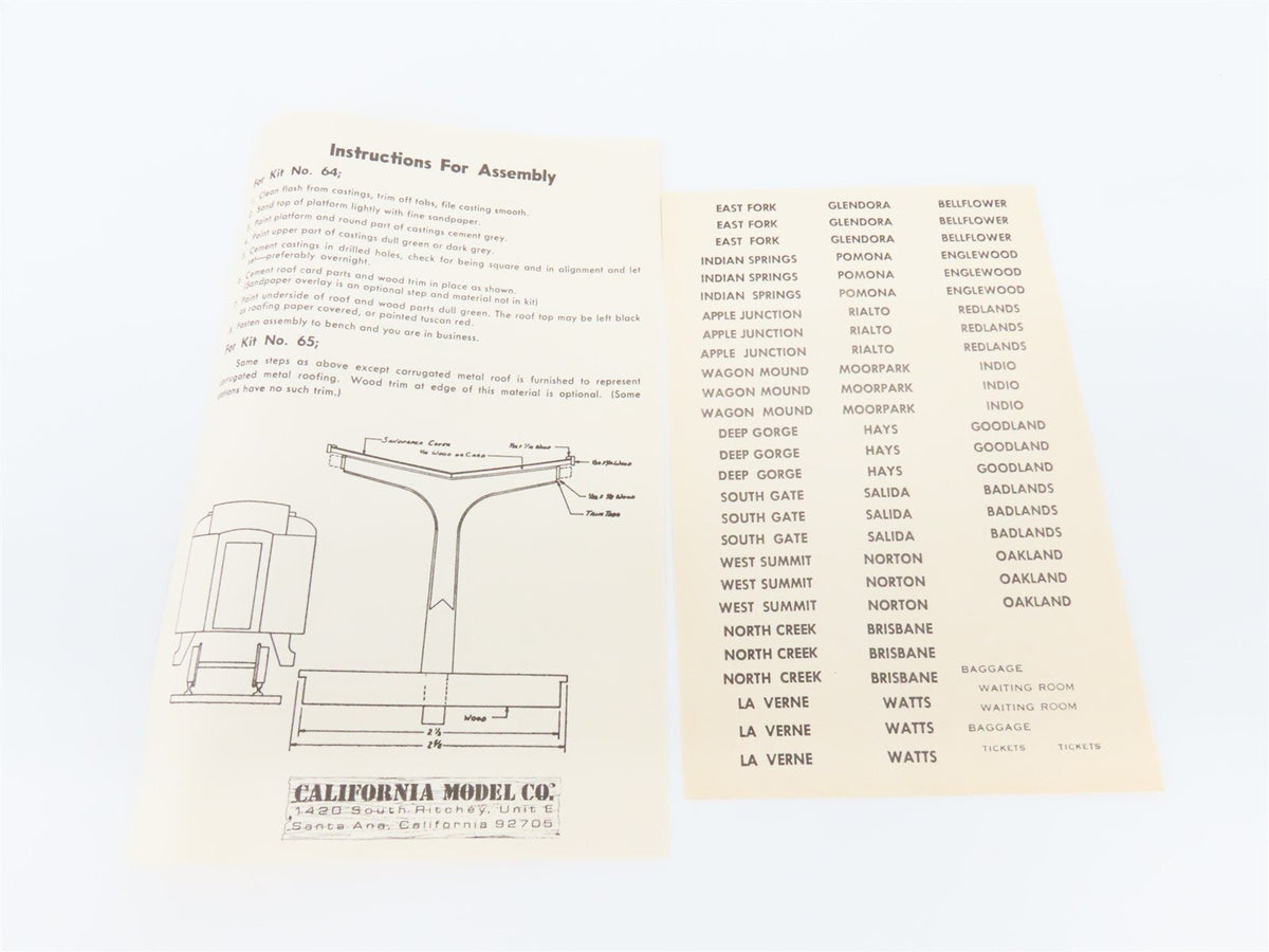 HO 1/87 Scale E. Suydam &amp; Co. Kit #65 Passenger Shed w/ Corrugated Roof