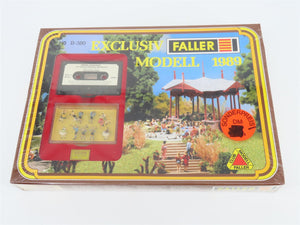 HO 1/87 Scale FALLER Kit #B-380 Lahr Band Stand Pavilion w/ Figures - Sealed