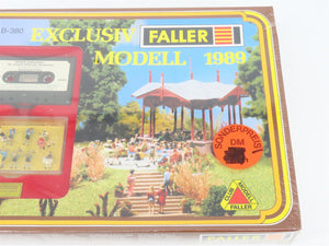 HO 1/87 Scale FALLER Kit #B-380 Lahr Band Stand Pavilion w/ Figures - Sealed