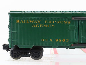 O Gauge 3-Rail Lionel #6-9863 REX Railway Express Billboard Reefer #9863