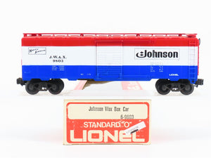 O Gauge 3-Rail Lionel 6-9803 JWAX Johnson Wax Single Door Box Car