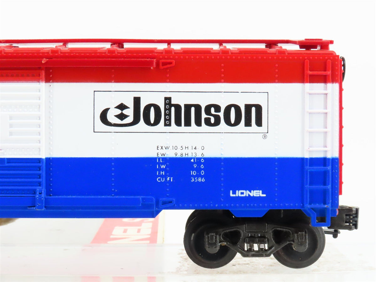 O Gauge 3-Rail Lionel 6-9803 JWAX Johnson Wax Single Door Box Car