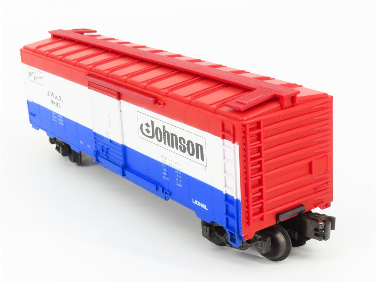 O Gauge 3-Rail Lionel 6-9803 JWAX Johnson Wax Single Door Box Car