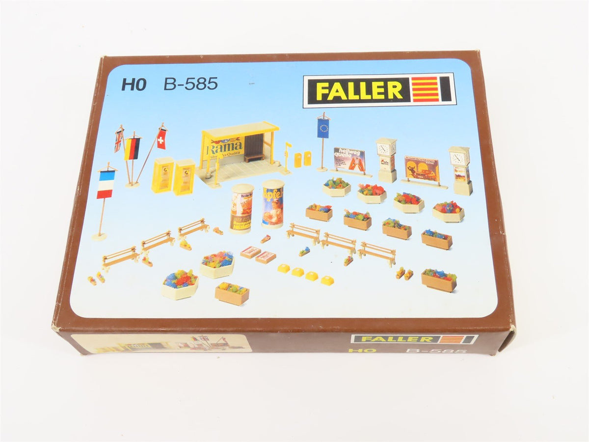 HO 1/87 Scale FALLER Kit #B-585 Town Accessories