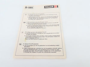 HO 1/87 Scale FALLER Kit #B-585 Town Accessories