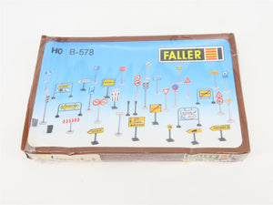 HO 1/87 Scale FALLER Kit #B-578 Traffic Signs