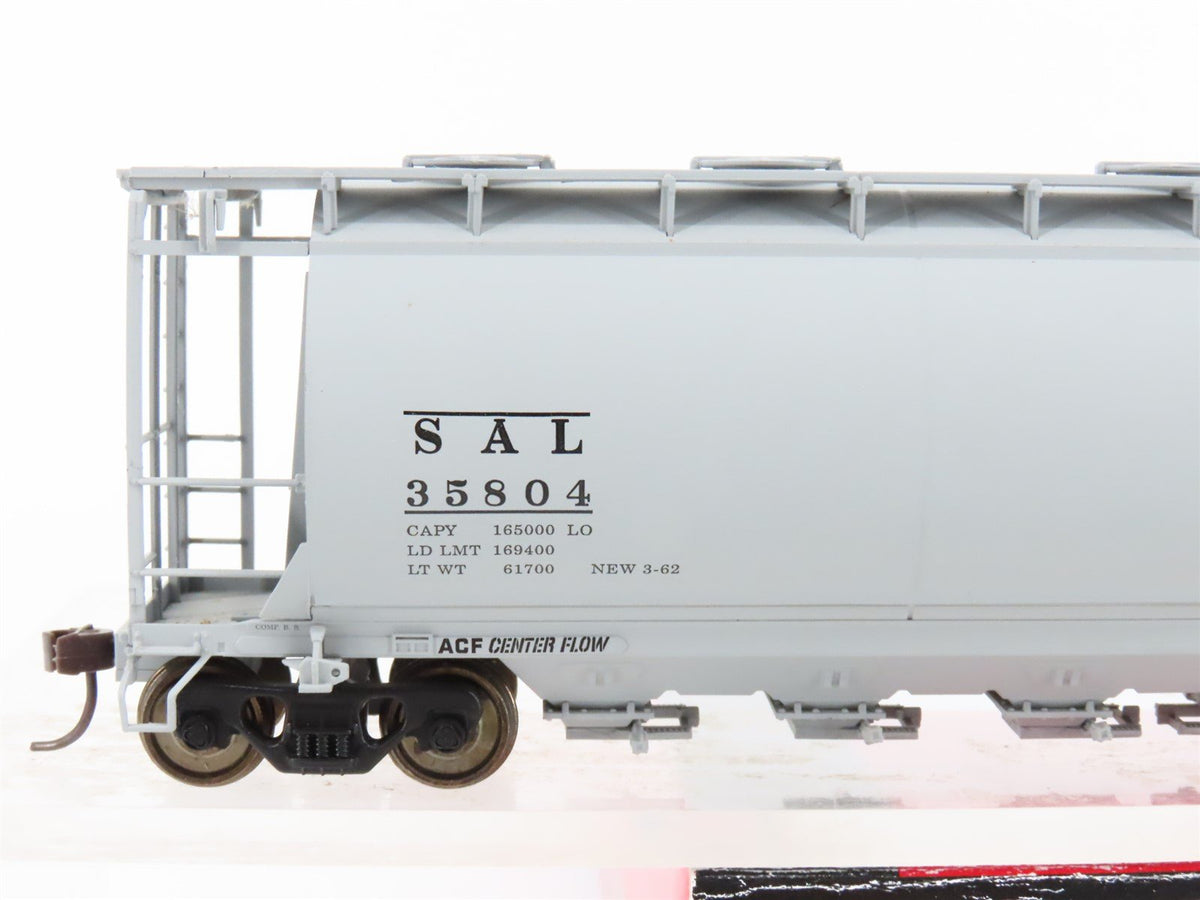 HO Scale Atlas 1955-3 SAL Seaboard Air Line 6-Bay Cylindrical Hopper Car #35804