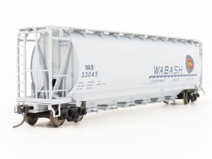 HO Scale Atlas 1959-3 WAB Wabash Railroad 6-Bay Cylindrical Hopper Car #33045