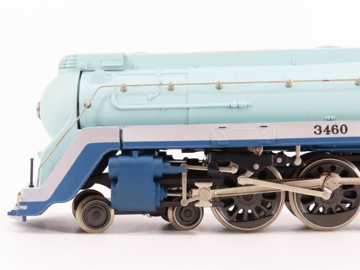 HO Scale AHM 1202 ATSF Santa Fe &quot;Blue Goose&quot; 4-6-4 Steam Locomotive #3460