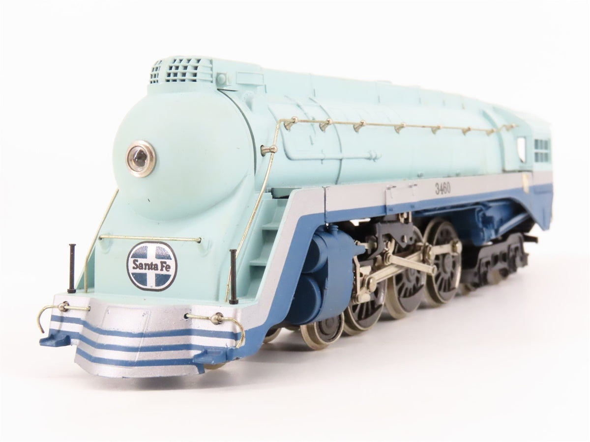 HO Scale AHM 1202 ATSF Santa Fe &quot;Blue Goose&quot; 4-6-4 Steam Locomotive #3460