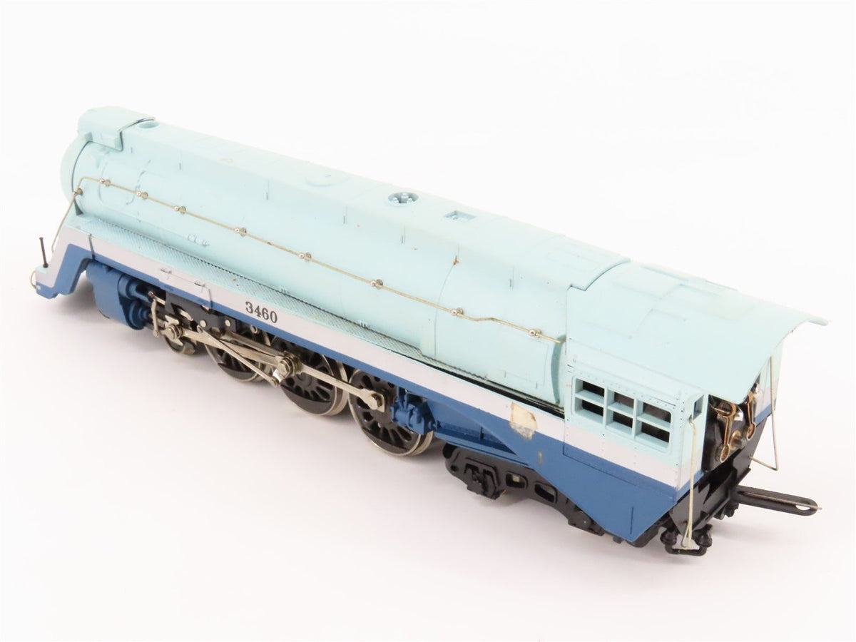 HO Scale AHM 1202 ATSF Santa Fe &quot;Blue Goose&quot; 4-6-4 Steam Locomotive #3460