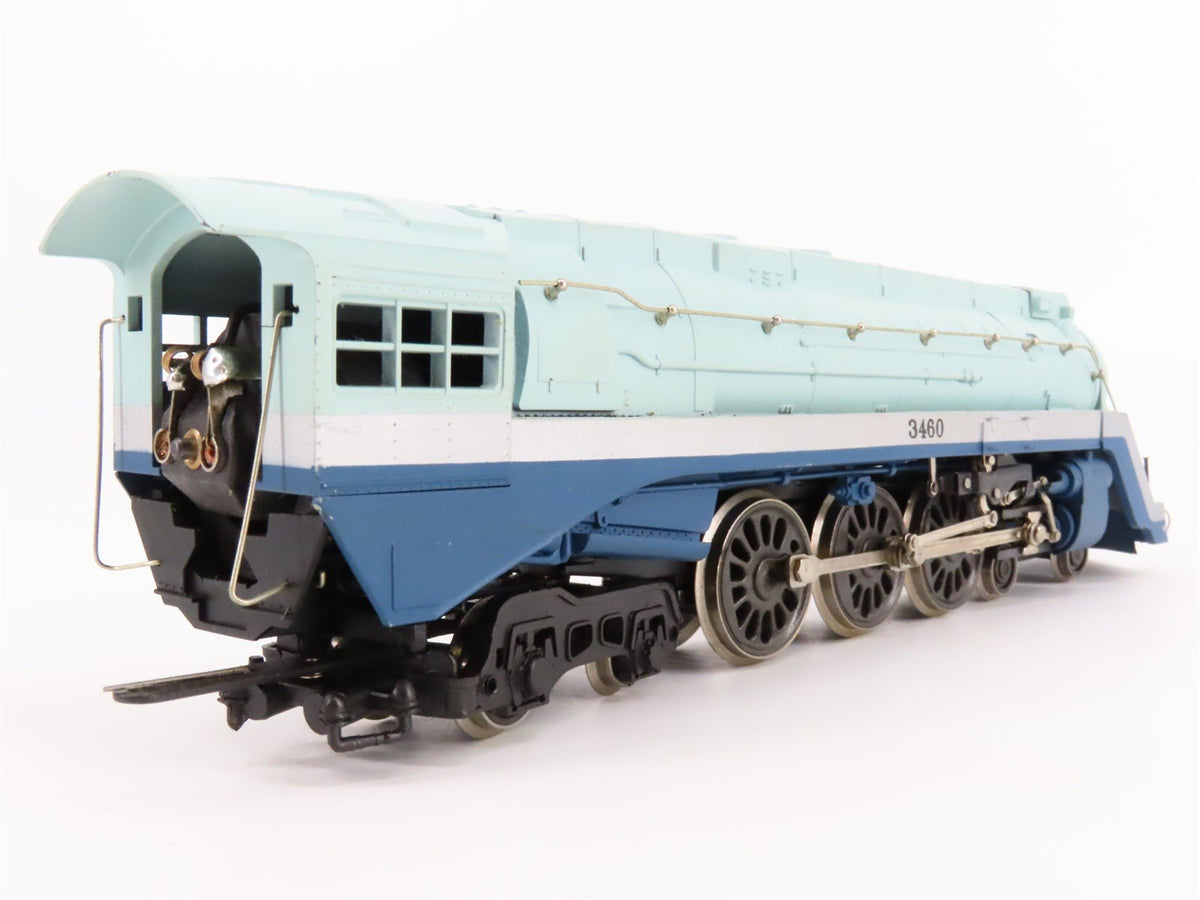 HO Scale AHM 1202 ATSF Santa Fe &quot;Blue Goose&quot; 4-6-4 Steam Locomotive #3460