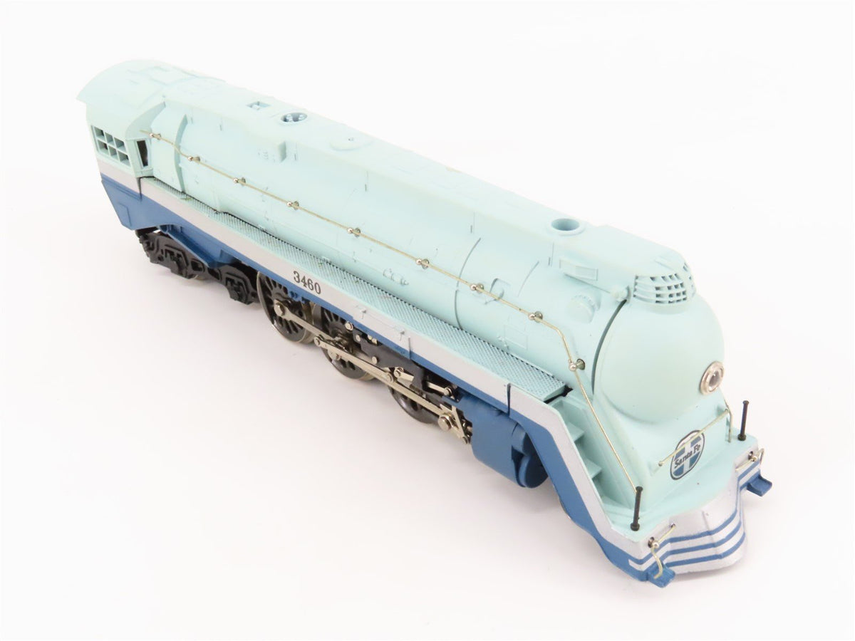 HO Scale AHM 1202 ATSF Santa Fe &quot;Blue Goose&quot; 4-6-4 Steam Locomotive #3460