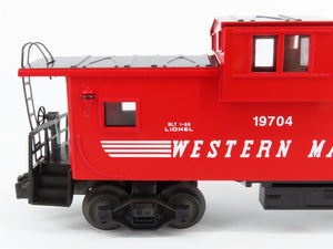 O Gauge 3-Rail Lionel 6-19704 WM Western Maryland Caboose #19704 w/ Smoke