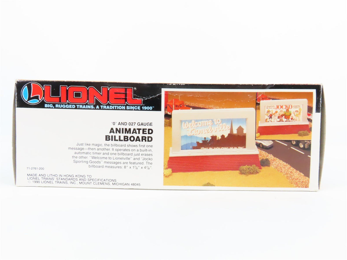 O 1/48 Scale Lionel 6-12761 Lionelville Animated Billboard