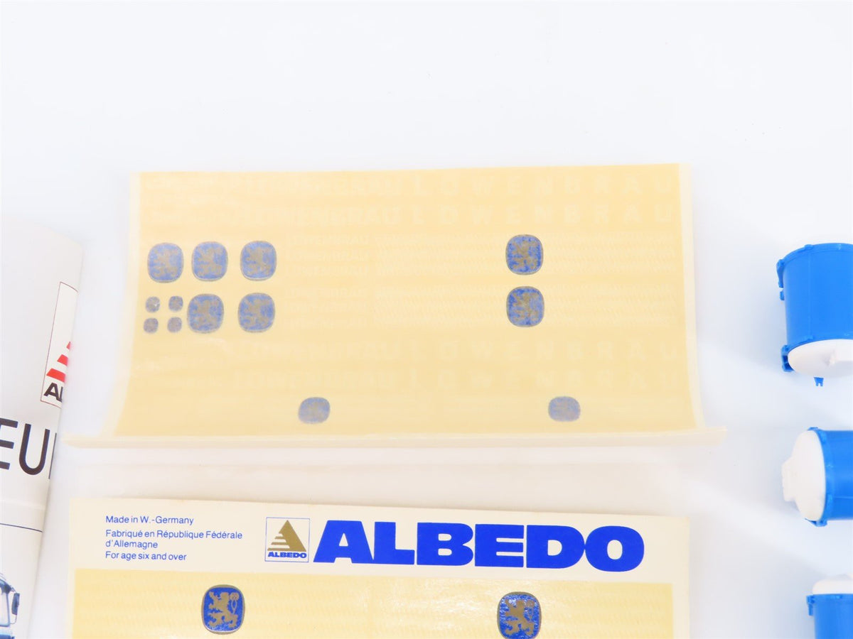 HO 1/87 Scale Albedo European-Style Lowenbräu Beer Containers w/ Decals