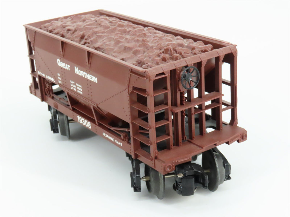 O Gauge 3-Rail Lionel #6-19308 GN Great Northern Ore Car #19308 w/ Load