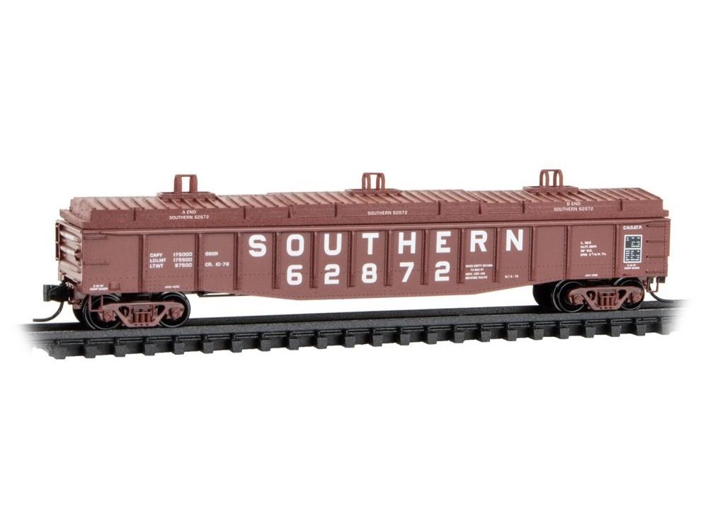 N Micro-Trains MTL 10500036 SOU Southern 50&#39; Covered Gondola Coil Car #62872