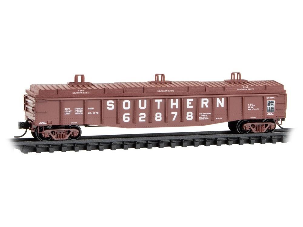 N Micro-Trains MTL 10500037 SOU Southern 50&#39; Covered Gondola Coil Car #62878