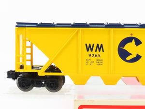 O Gauge 3-Rail Lionel #6-9265 WM Chessie System 4-Bay Covered Hopper #9265