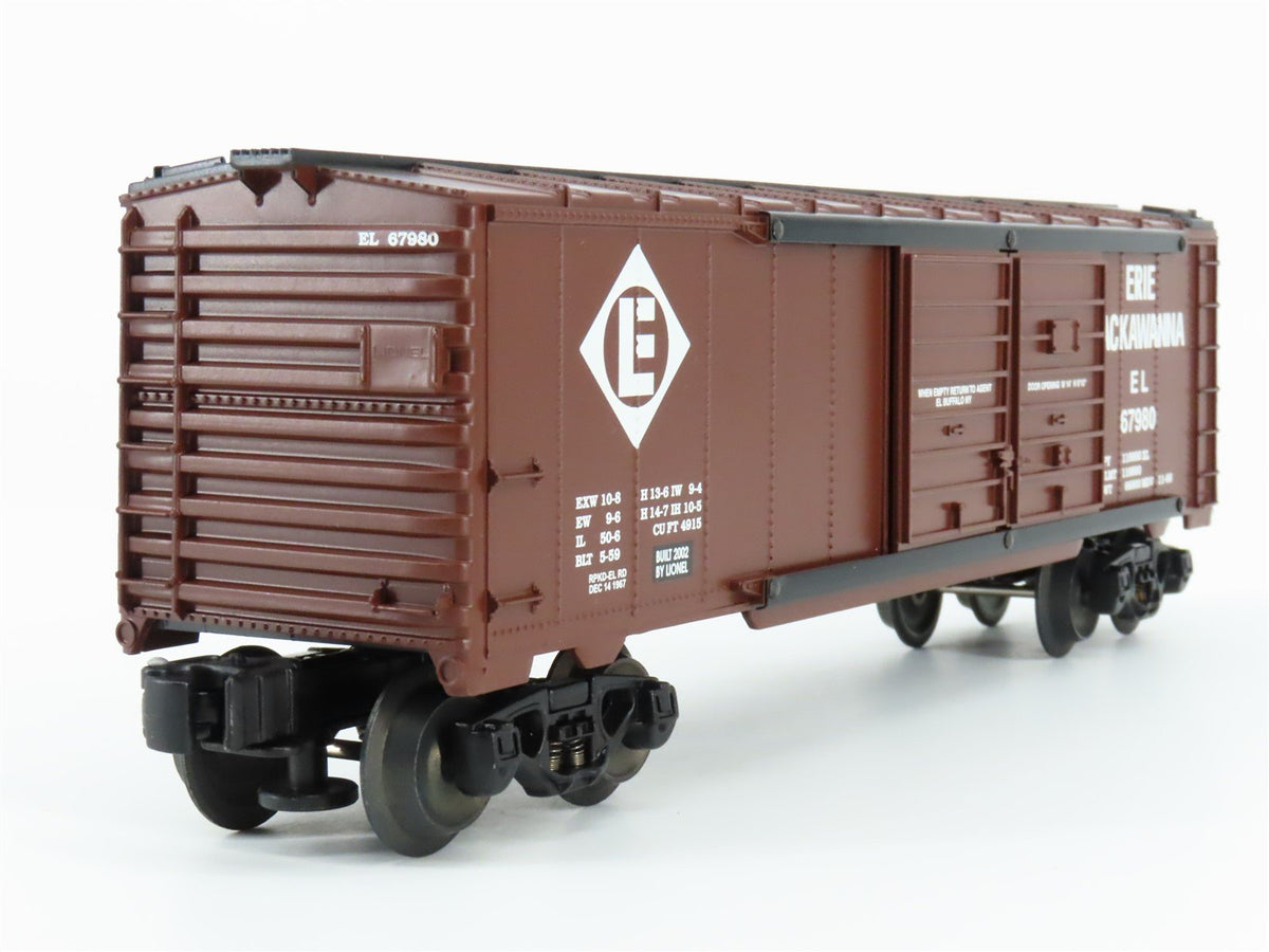 O Gauge 3-Rail Lionel #6-26787 EL Erie Lackawanna Jumping Hobo Box Car #67980