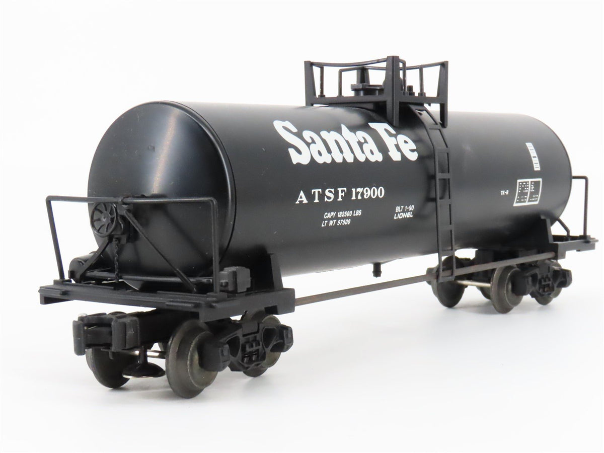 O Gauge 3-Rail Lionel #6-17900 ATSF Atchison Topeka Santa Fe Uni-Body Tank Car