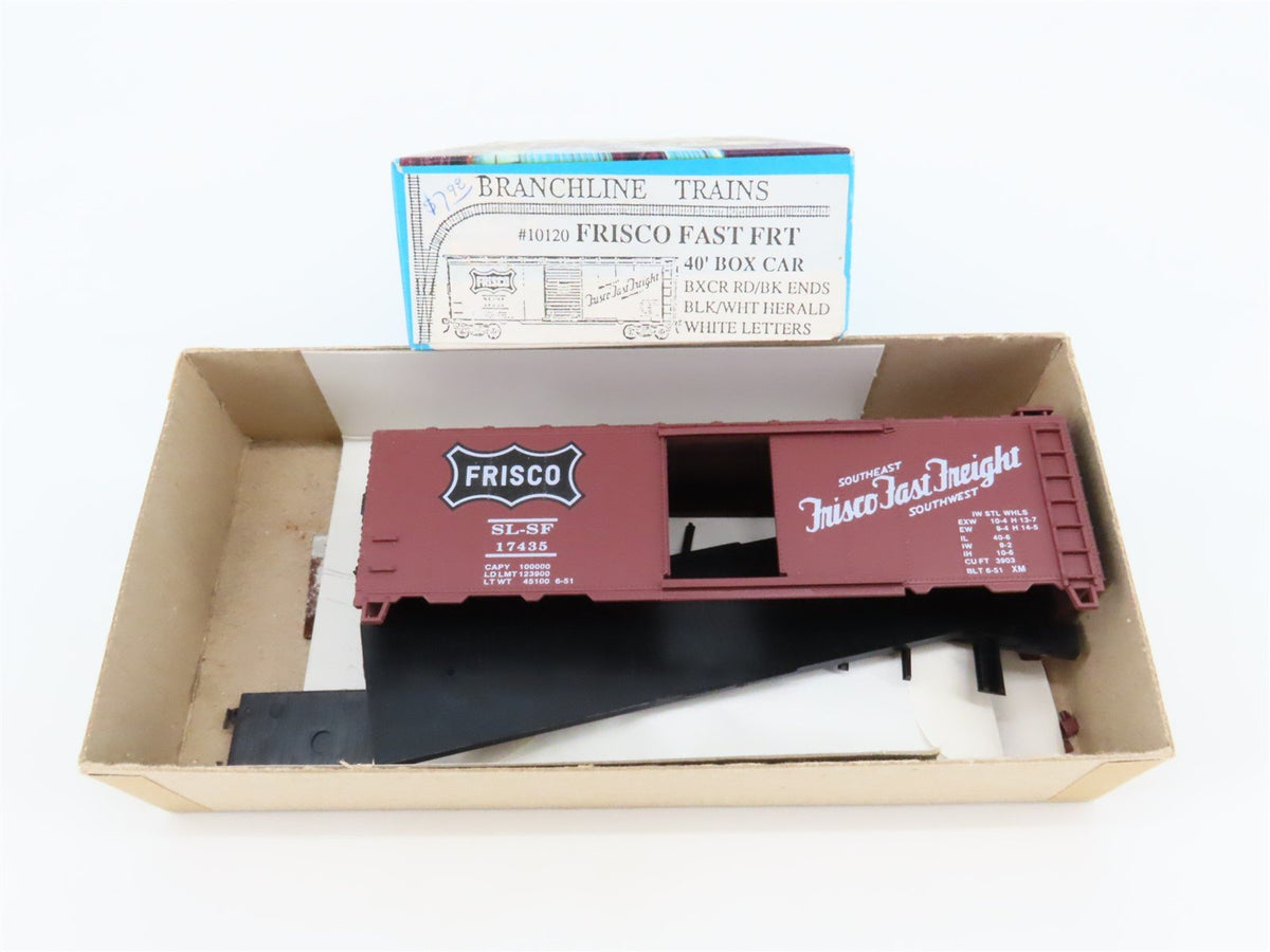 HO Scale Branchline Kit 10120 SL-SF Frisco Fast Freight 40&#39; Box Car #17435