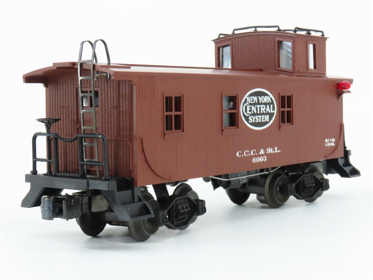 O Gauge 3-Rail Lionel 6-17611 CCC&amp;StL NYC New York Central Lighted Caboose #6003