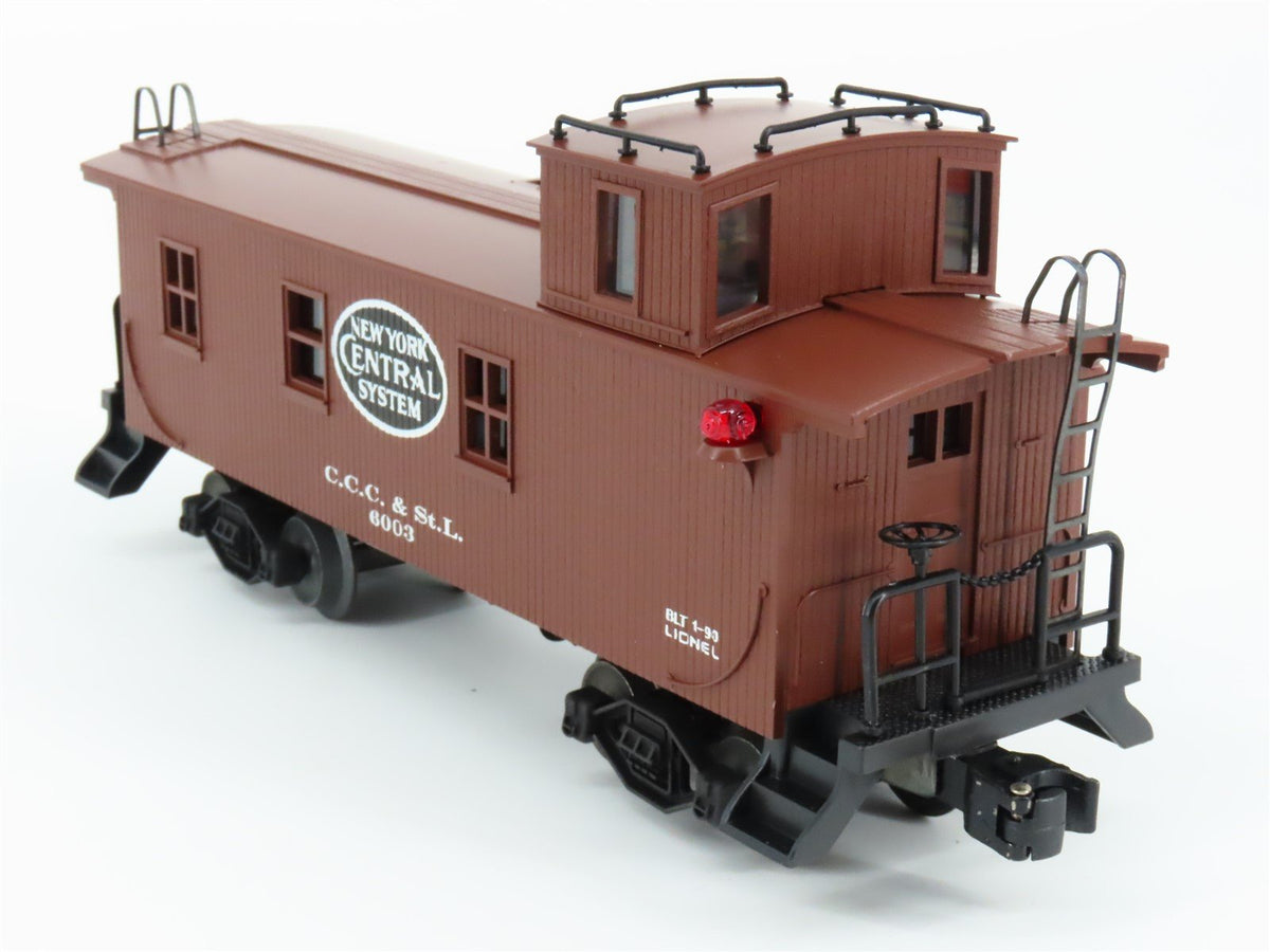 O Gauge 3-Rail Lionel 6-17611 CCC&amp;StL NYC New York Central Lighted Caboose #6003