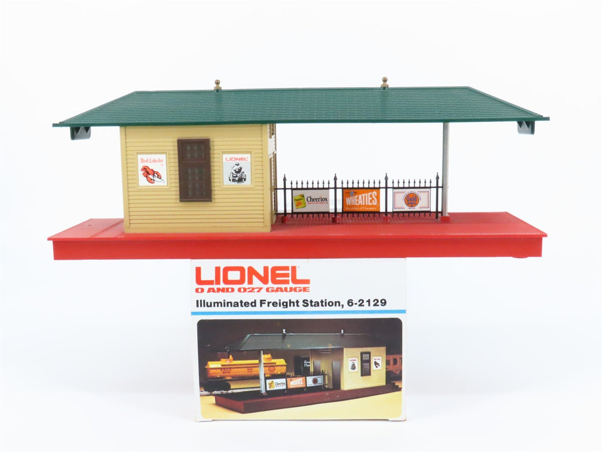 O 1/48 Scale Lionel 6-2129 Illuminated Freight Station