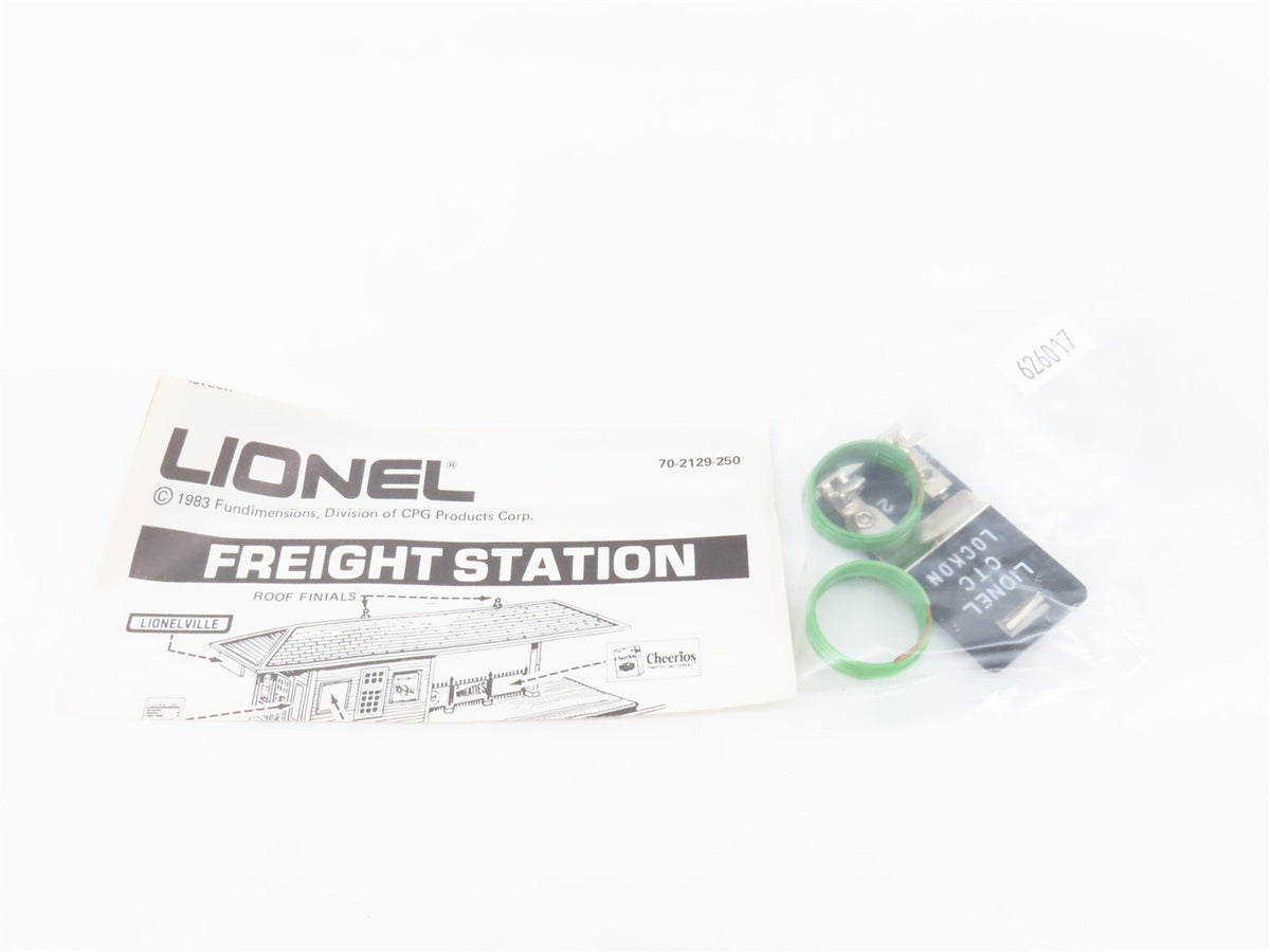 O 1/48 Scale Lionel 6-2129 Illuminated Freight Station