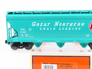 O Gauge 3-Rail Lionel #6-17174 GN Great Northern 3-Bay Covered Hopper #171250