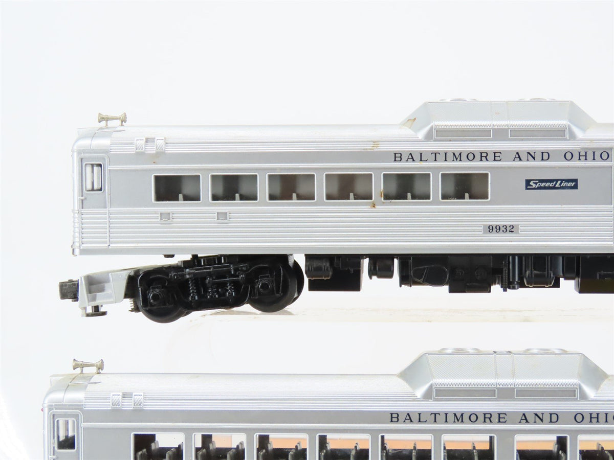 O Gauge 3-Rail MTH 30-2144-0 B&amp;O Baltimore &amp; Ohio RDC Budd Passenger Car Set