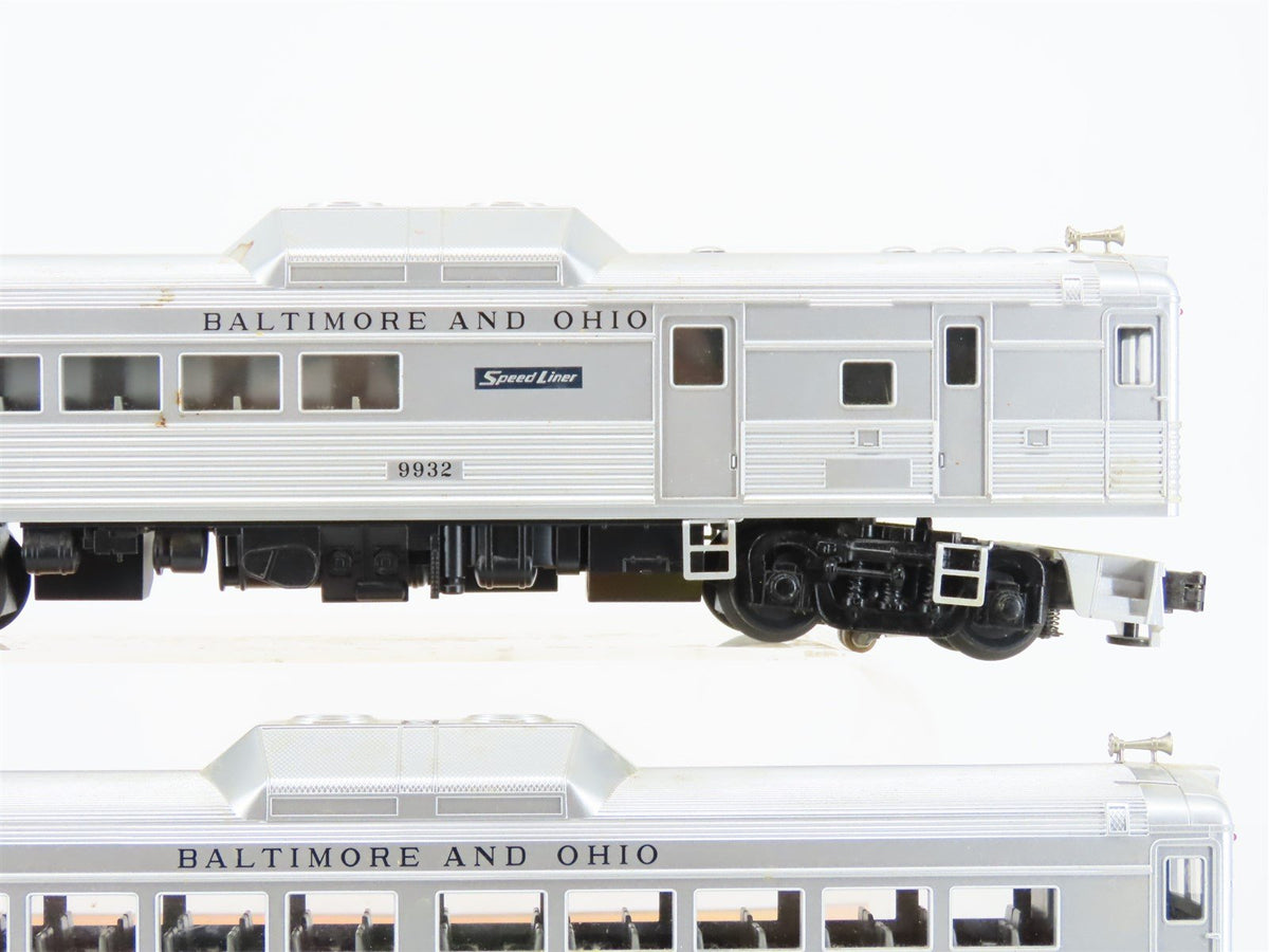 O Gauge 3-Rail MTH 30-2144-0 B&amp;O Baltimore &amp; Ohio RDC Budd Passenger Car Set