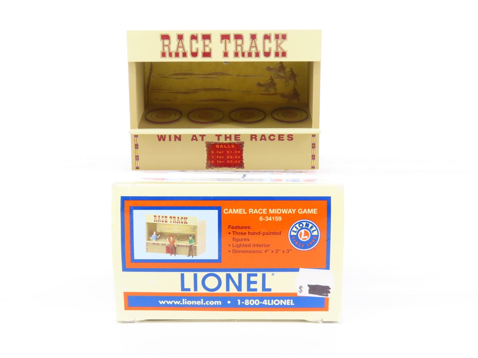 O 1/48 Scale Lionel 6-34159 Camel Race Midway Game Building