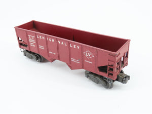 O Gauge 3-Rail Lionel #6456 LV Lehigh Valley 2-Bay Open Hopper #25000 (Red)