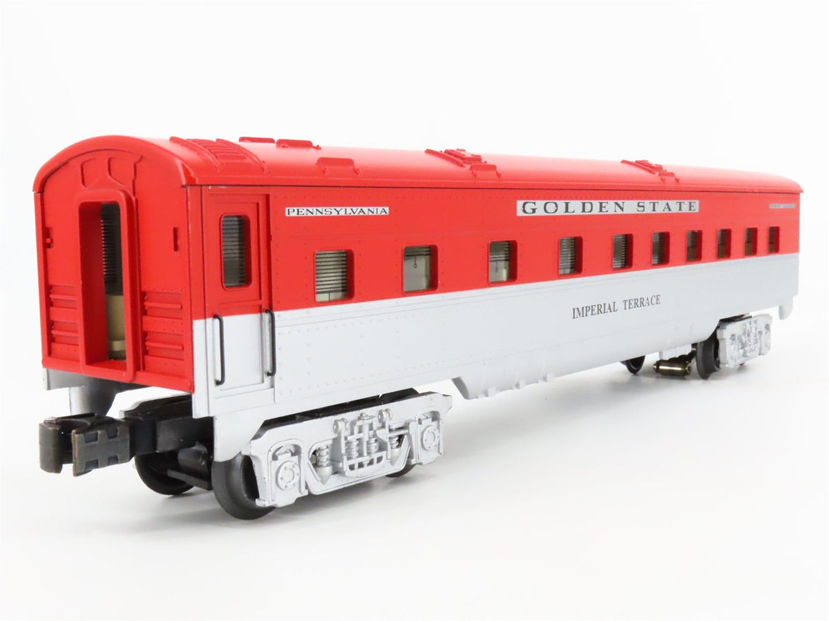 O Gauge 3-Rail K-Line PRR Golden State Sleeper Passenger Car &quot;Imperial Terrace&quot;