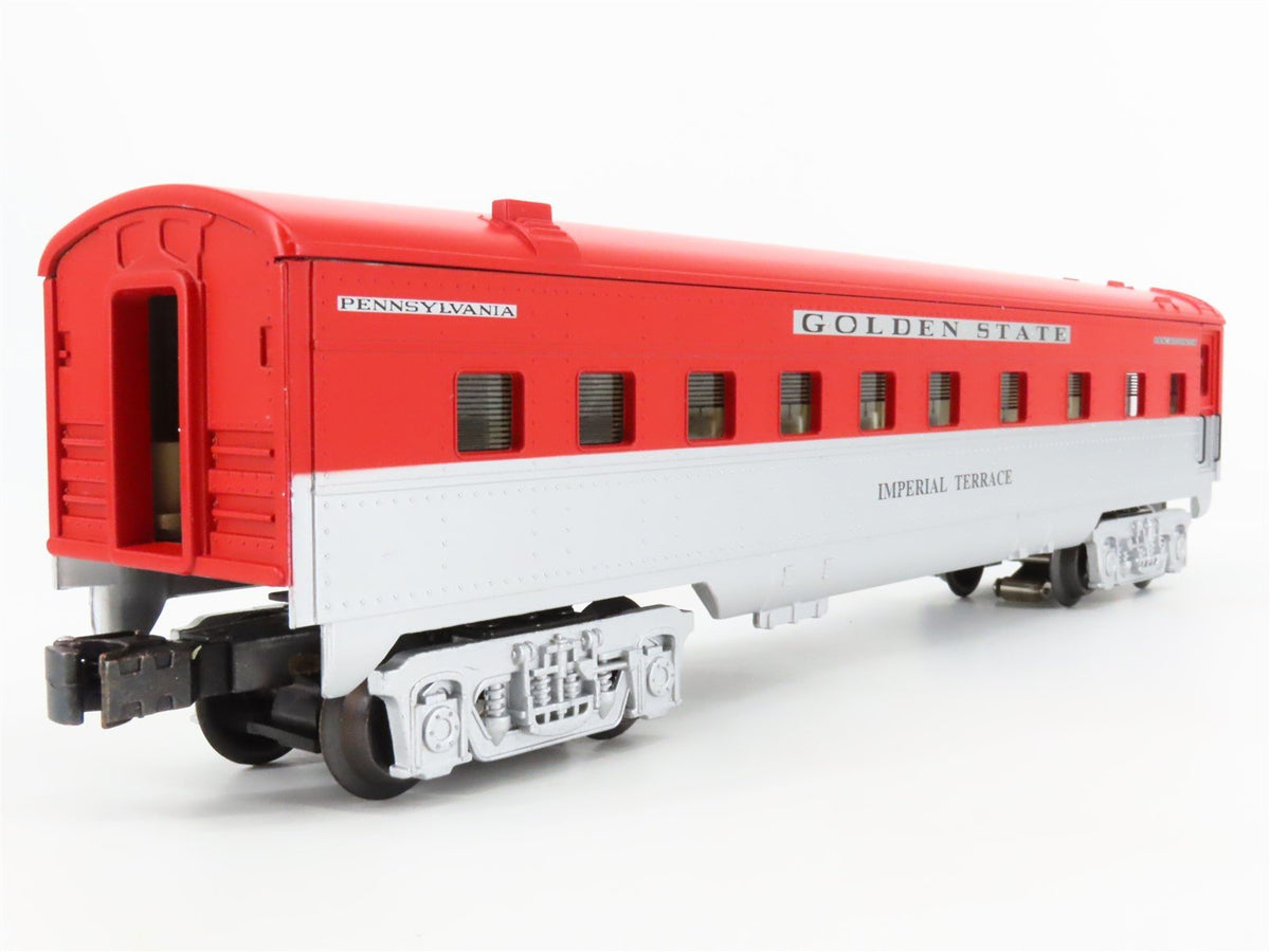 O Gauge 3-Rail K-Line PRR Golden State Sleeper Passenger Car &quot;Imperial Terrace&quot;