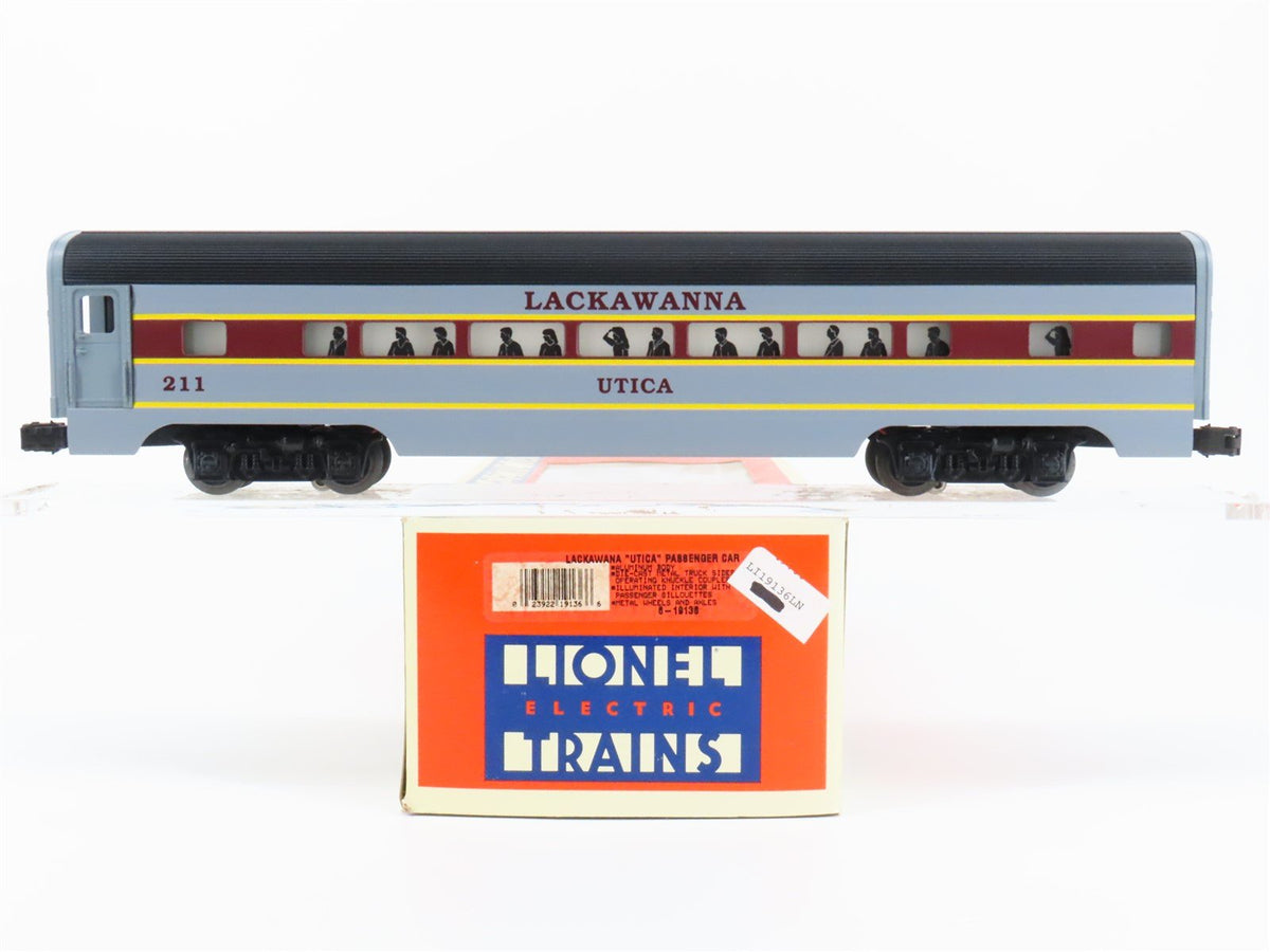 O Gauge 3-Rail Lionel 6-19136 Lackawanna Coach Passenger Car #211 &quot;Utica&quot;