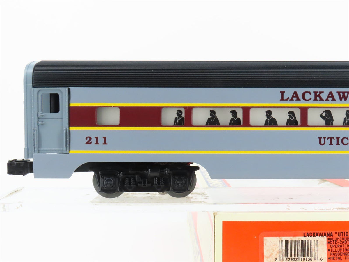 O Gauge 3-Rail Lionel 6-19136 Lackawanna Coach Passenger Car #211 &quot;Utica&quot;