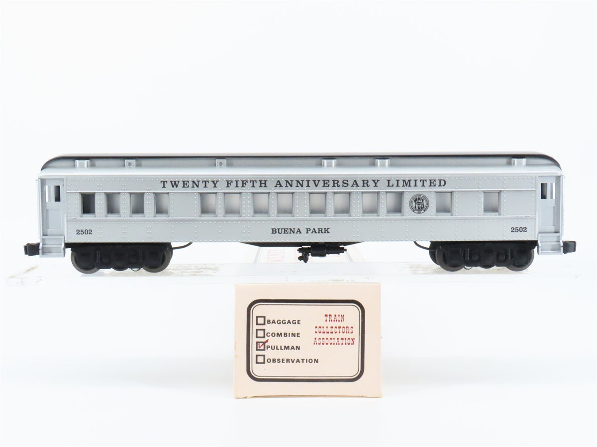 O Gauge 3-Rail Lionel TCA 25th Anniversary Pullman Passenger Car &quot;Buena Park&quot;