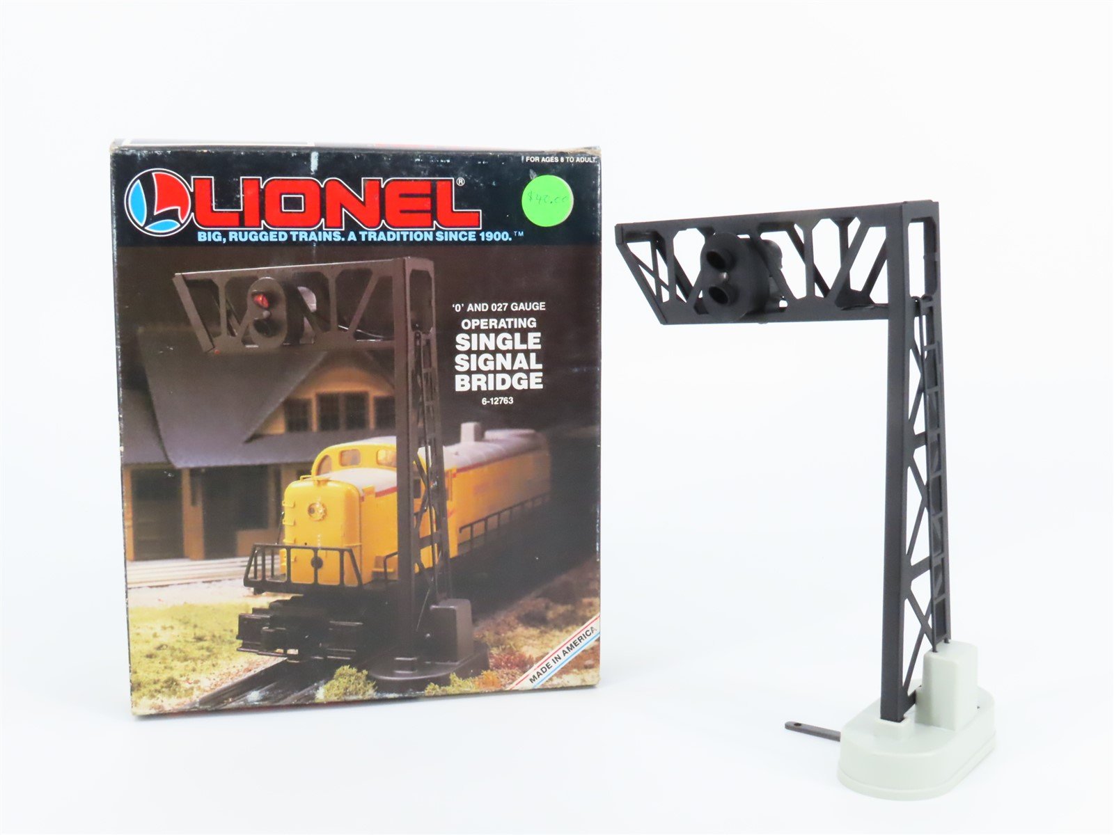 O 1/48 Scale Lionel 6-12763 Operating Single Signal Bridge