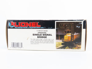 O 1/48 Scale Lionel 6-12763 Operating Single Signal Bridge