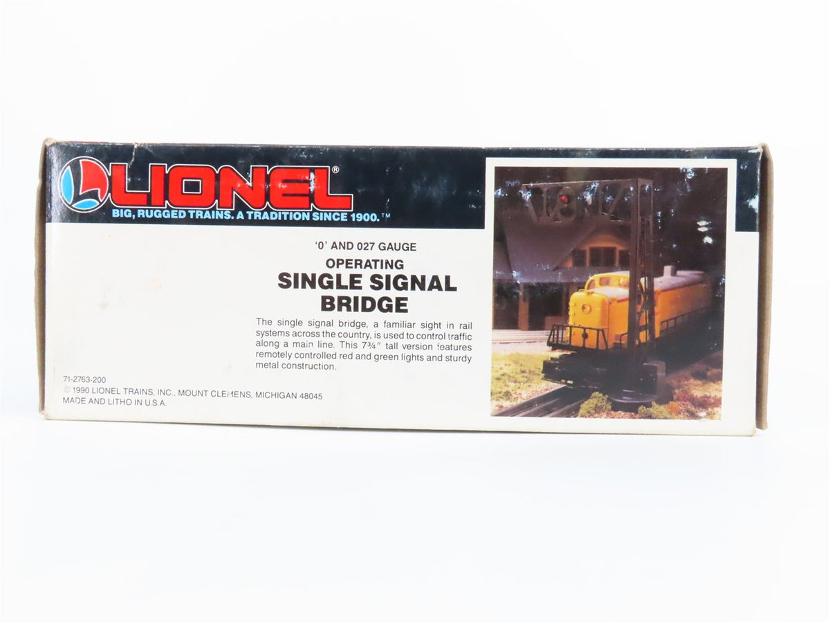 O 1/48 Scale Lionel 6-12763 Operating Single Signal Bridge