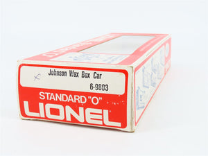 O Gauge 3-Rail Lionel #6-9803 JWAX Johnson Wax Single Door Box Car #9803