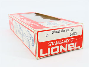 O Gauge 3-Rail Lionel #6-9803 JWAX Johnson Wax Single Door Box Car #9803