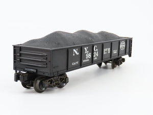 O Gauge 3-Rail Lionel #6-9824 NYC New York Central Gondola #9824 w/ Coal Load