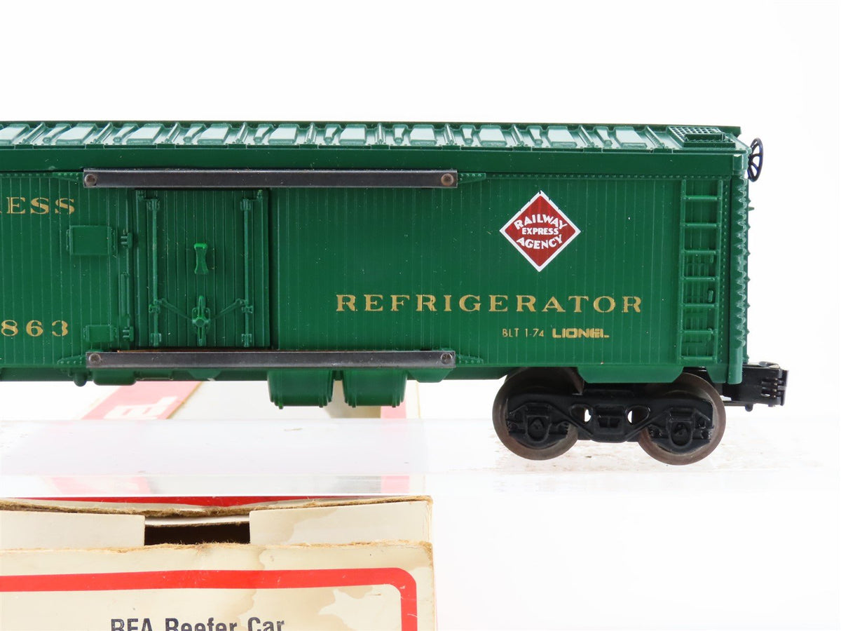 O Gauge 3-Rail Lionel 6-9863 REX REA Railway Express Agency Reefer #9863