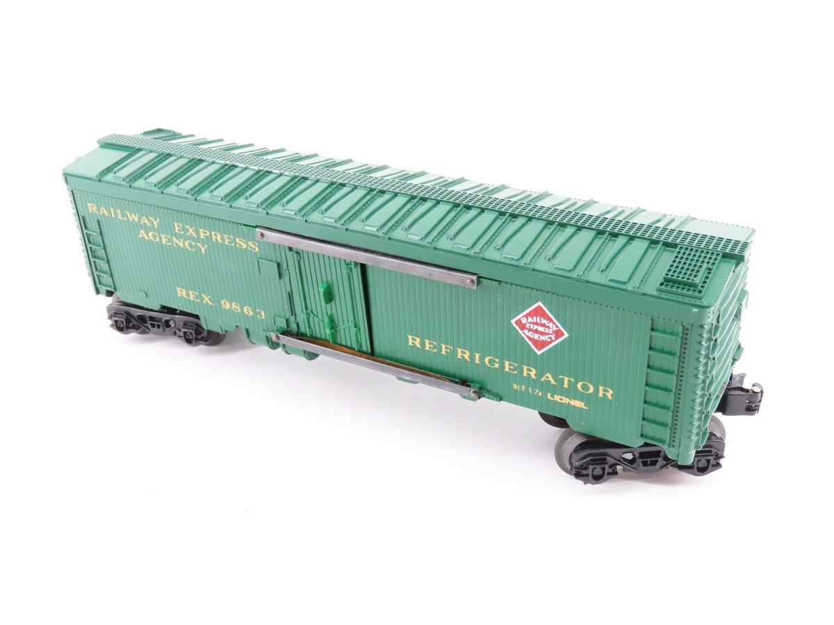 O Gauge 3-Rail Lionel 6-9863 REX REA Railway Express Agency Reefer #9863