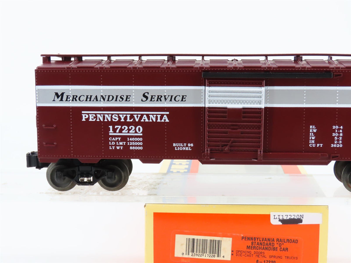 O Gauge 3-Rail Lionel #6-17220 PRR Pennsylvania &quot;Merchandise Service&quot; Box Car